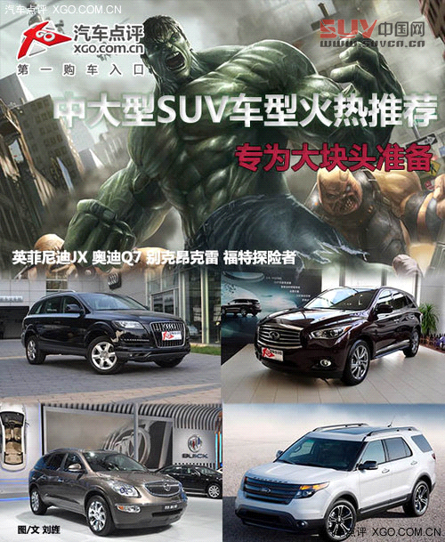專(zhuān)為大塊頭準(zhǔn)備 中大型SUV車(chē)型火熱推薦