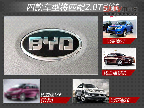 比亞迪擬推大型轎車 搭載自主2.0T發動機
