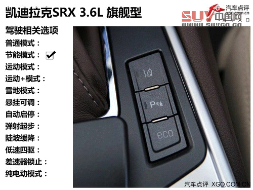 挑戰(zhàn)成功 測(cè)試凱迪拉克SRX 3.6L 旗艦型