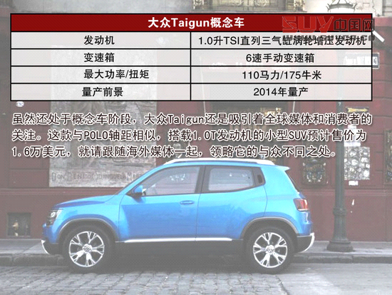 新時(shí)代偶像 海外試駕大眾Taiguan概念車
