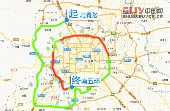 油耗測試路線