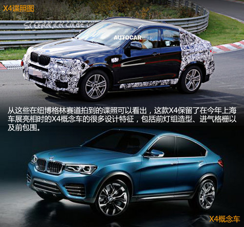 “小號(hào)X6” 寶馬X4諜照曝光/明年將發(fā)布