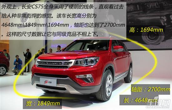自主中型SUV的新選擇 靜態(tài)解析長(zhǎng)安CS75