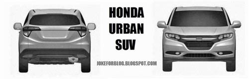 沿用概念車設(shè)計 本田小型SUV申報圖曝光