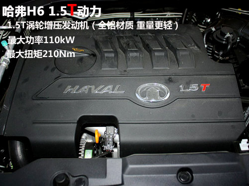 10萬T動力SUV 長城哈弗H6/1.5T到店實拍