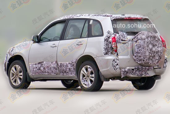 瑞虎3換代車型路試照