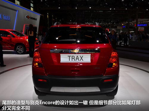 別克Encore的兄弟 雪佛蘭trax車展實拍