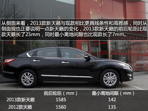 車身增大+CVT 實(shí)拍2013款天籟2.0舒適型