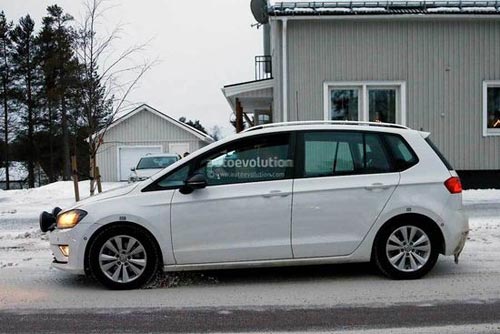 大眾Golf Sportsvan測試車曝光