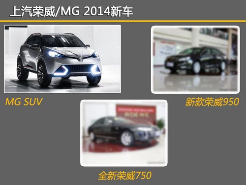 SUV占多數 2014年六大汽車國企新車規劃