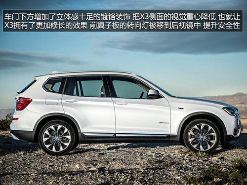 增加設(shè)計套裝/后輪驅(qū)動 新款寶馬X3解析