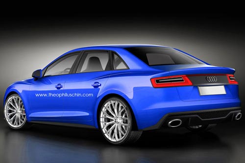全新一代奧迪A4假想圖