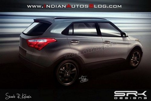 曝北京現(xiàn)代ix25效果圖