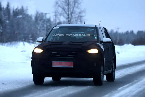 于4月份亮相 現(xiàn)代ix25小型SUV路試曝光