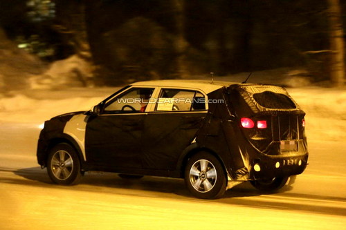 于4月份亮相 現(xiàn)代ix25小型SUV路試曝光