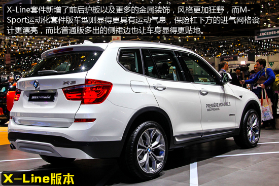 全新一代寶馬X3車展實拍 跟隨X5的腳步