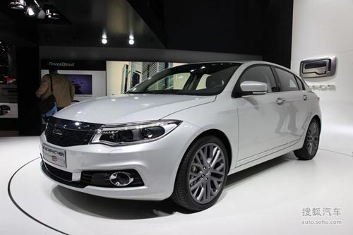 觀致3兩廂版日內(nèi)瓦車展實(shí)拍