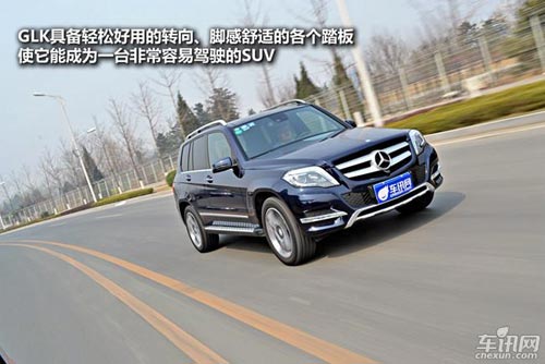 車訊網測試奔馳GLK300 外形優雅的硬派小生