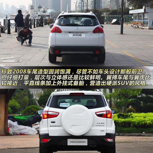 標致2008對比福特翼搏 10萬元小型SUV大比拼